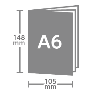 A6判のサイズは105mm×148mm