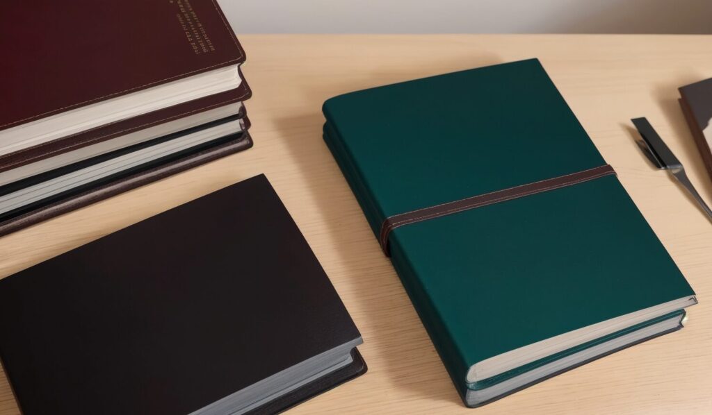 無線綴じ冊子の実例と仕上がりイメージ