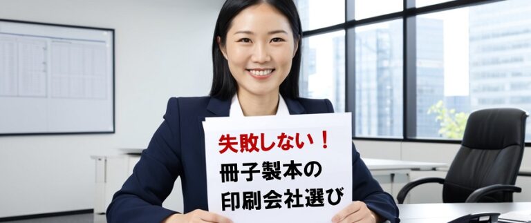 失敗しない！冊子製本の印刷会社選び5つのポイント