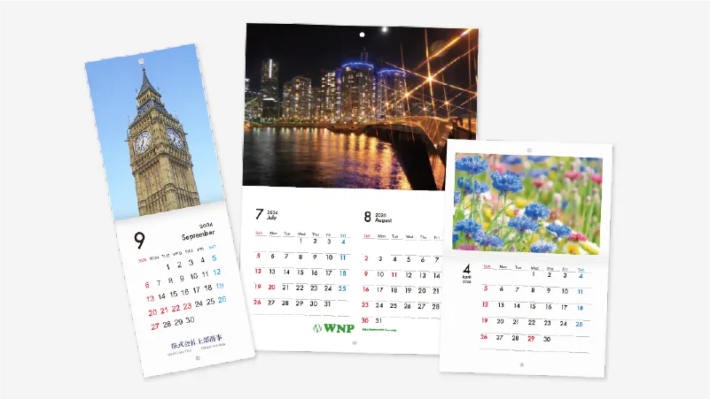 ECO壁掛けカレンダー印刷（タンザック）